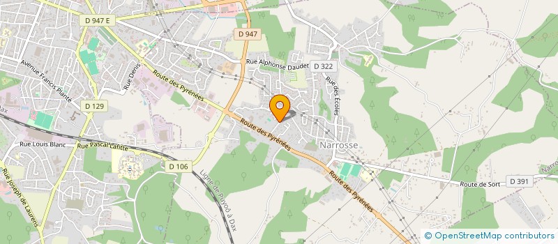 localisation de l'entreprise 505 054 304   NARROSSE