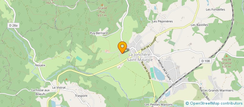 localisation de l'entreprise 505 068 916   LA JONCHERE-SAINT-MAURICE