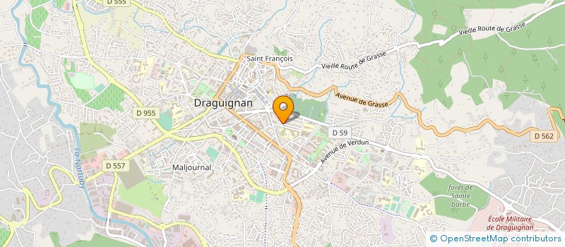 localisation de l'entreprise 505 069 419   DRAGUIGNAN