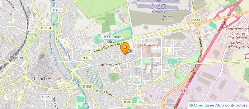 localisation de l'entreprise 505 073 510 à BERCHERES-LES-PIERRES