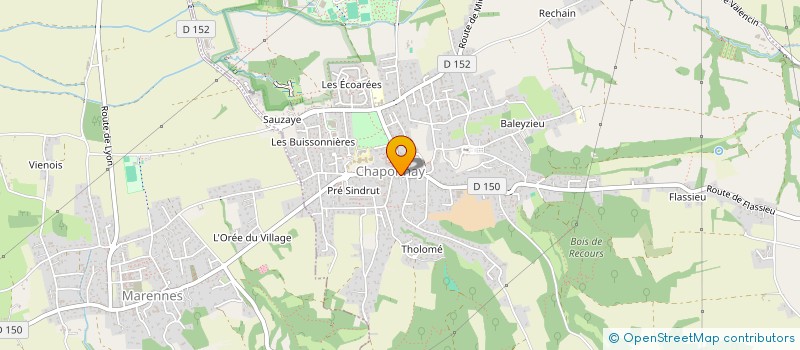 localisation de l'entreprise 505 085 951   CHAPONNAY