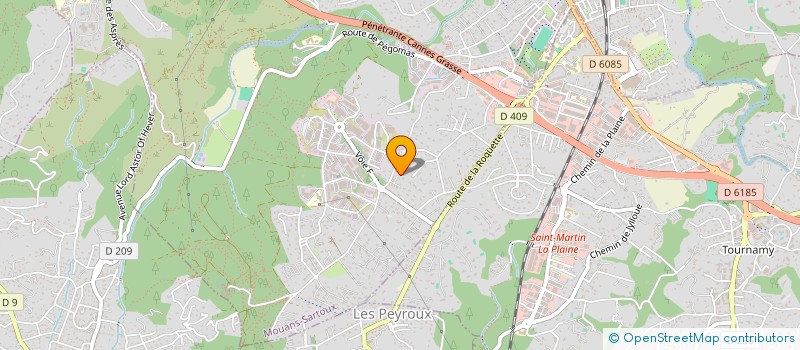 localisation de l'entreprise 505 095 281 à MOUANS-SARTOUX