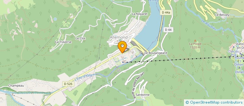 localisation de l'entreprise 505 116 913   ALLEMOND