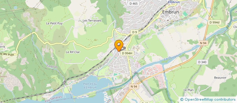 localisation de l'entreprise 505 158 337   EMBRUN