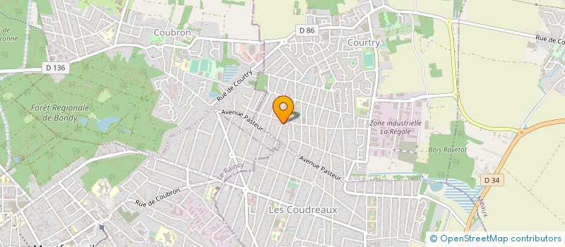 localisation de l'entreprise 505 159 020 à COURTRY