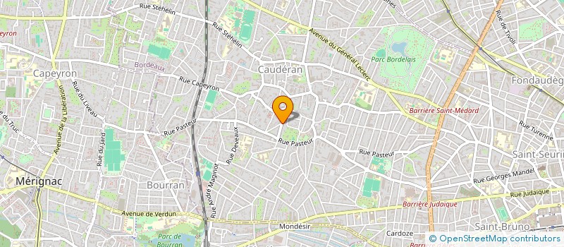 localisation de l'entreprise 505 168 419 à BORDEAUX