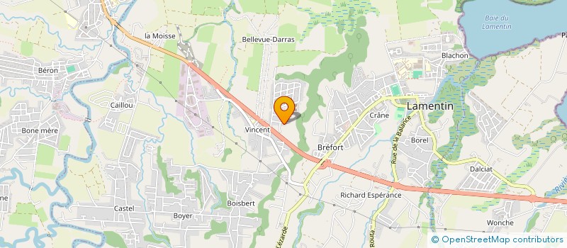 localisation de l'entreprise 505 218 479   LAMENTIN