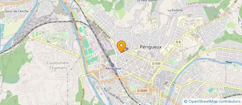 localisation de l'entreprise 505 246 413   COULOUNIEIX-CHAMIERS