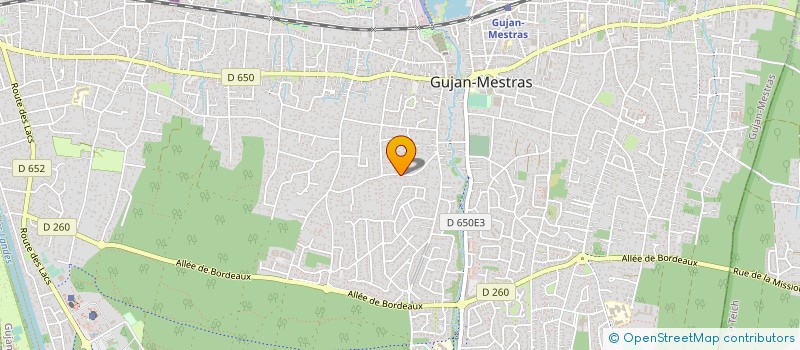 localisation de l'entreprise 505 250 555   BORDEAUX