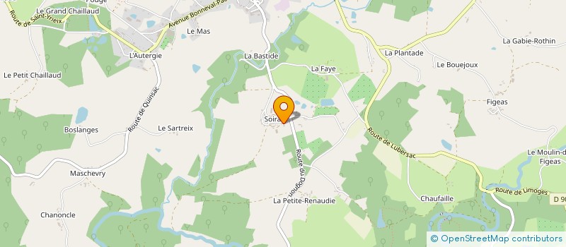 localisation de l'entreprise 505 254 862   COUSSAC-BONNEVAL