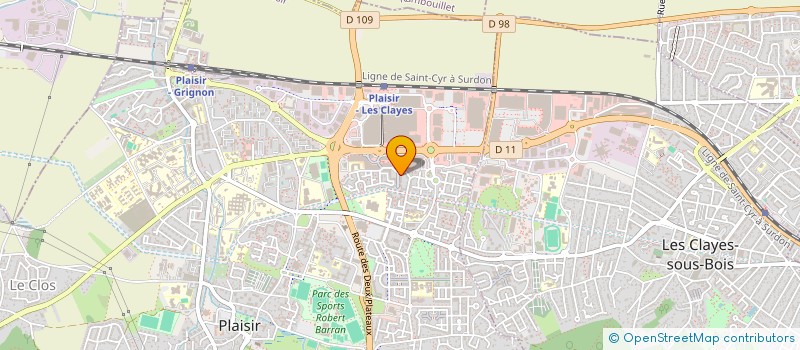 localisation de l'entreprise 505 335 463   PLAISIR