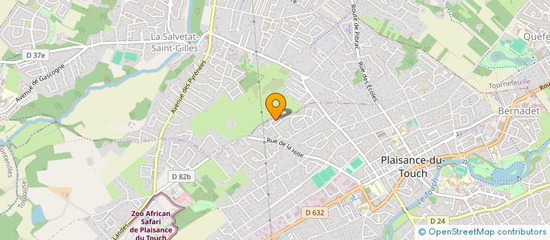 localisation de l'entreprise 505 339 101   PLAISANCE-DU-TOUCH