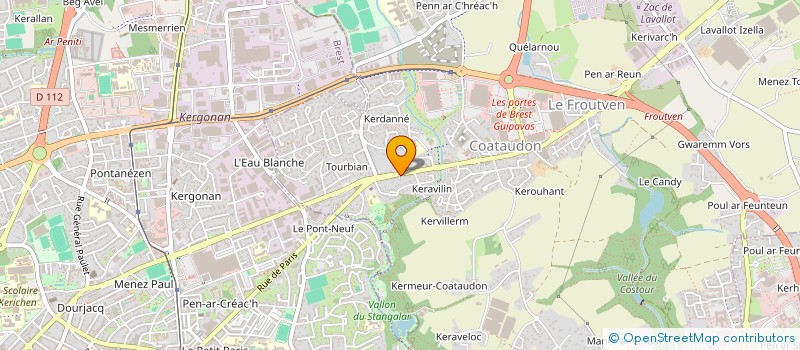 localisation de l'entreprise 505 376 384  à BREST