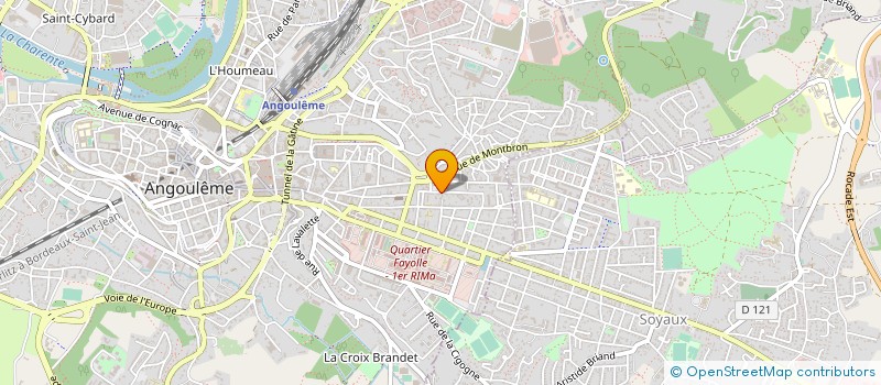 localisation de l'entreprise 505 379 420 à ANGOULEME