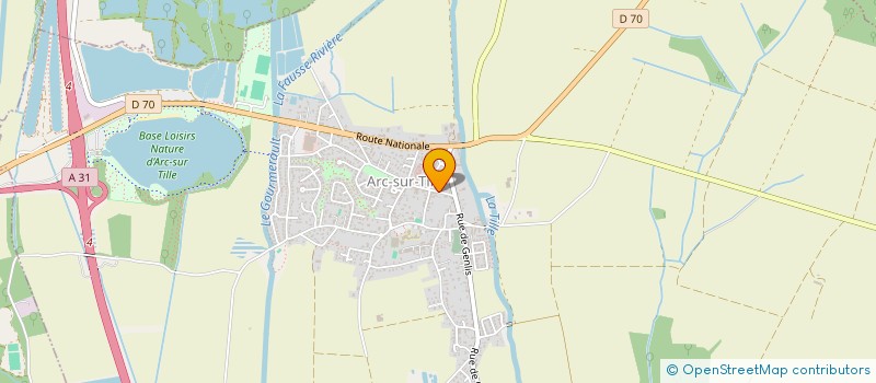 localisation de l'entreprise 505 379 685   CRECEY-SUR-TILLE