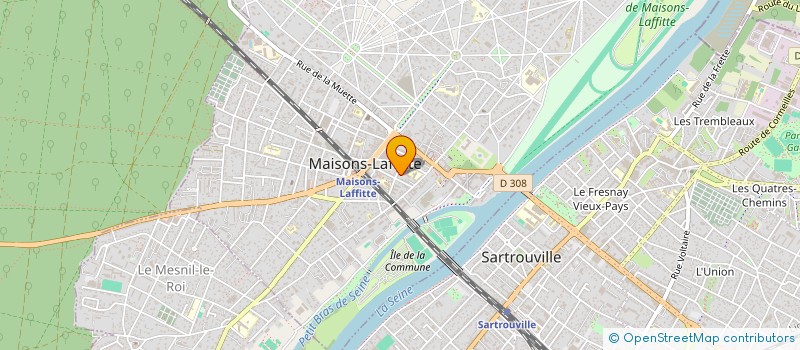 localisation de l'entreprise 505 382 309  à MAISONS-LAFFITTE