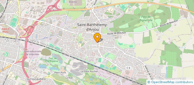 localisation de l'entreprise 507 553 097   SAINT-BARTHELEMY-D'ANJOU