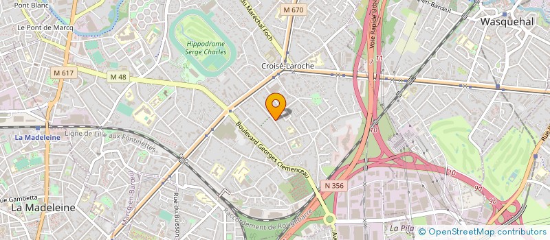 localisation de l'entreprise 507 599 330  à MARCQ-EN-BARŒUL