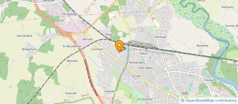 localisation de l'entreprise 507 600 369  à AURAY