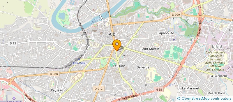 localisation de l'entreprise 507 618 668  à ALBI