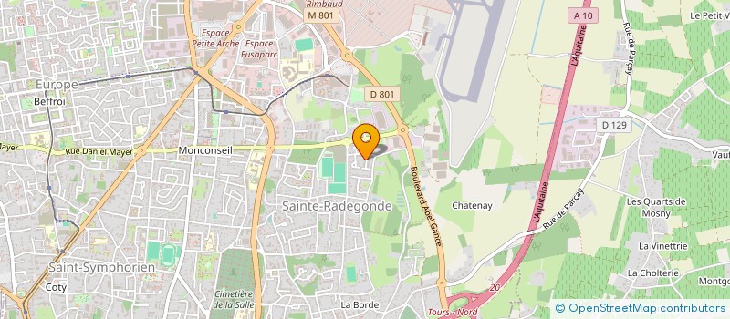 localisation de l'entreprise 507 649 580   TOURS