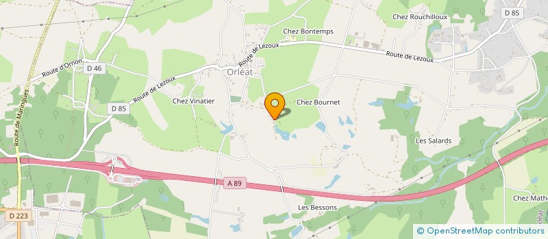 localisation de l'entreprise 507 708 212   ORLEAT