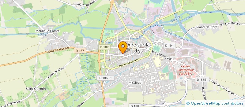 localisation de l'entreprise 507 725 398   AIRE-SUR-LA-LYS