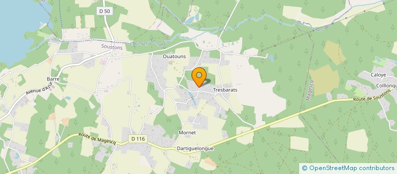 localisation de l'entreprise 507 737 393   SOUSTONS