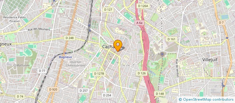 localisation de l'entreprise 507 762 078 à CACHAN
