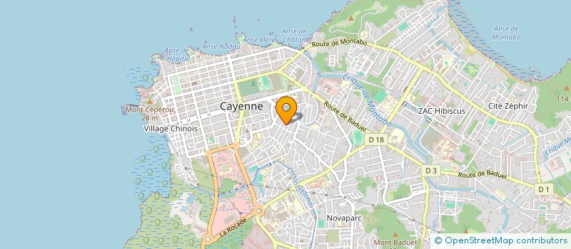 localisation de l'entreprise 507 789 253   CAYENNE