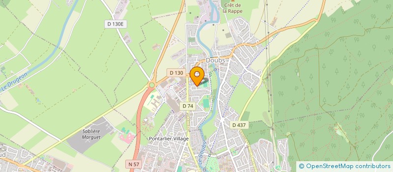 localisation de l'entreprise 507 791 374   PONTARLIER