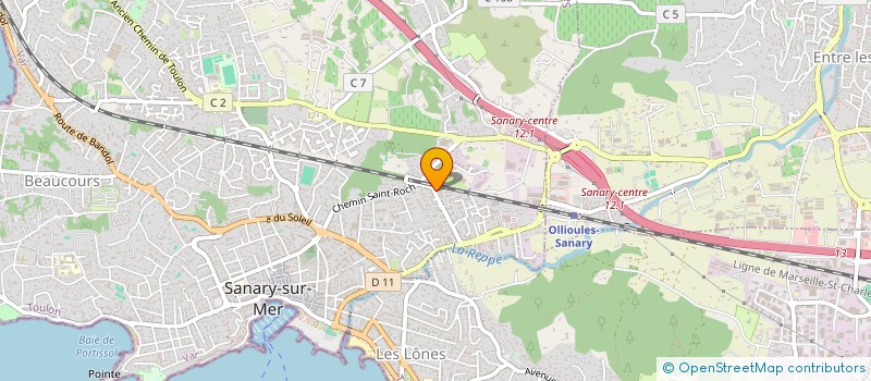 localisation de l'entreprise 507 821 825   TOULON