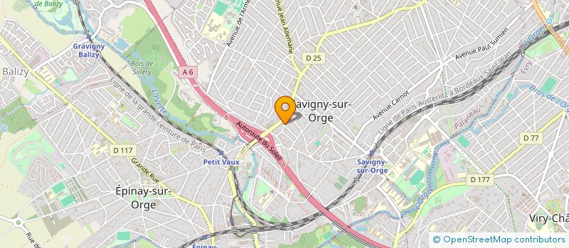 localisation de l'entreprise 507 874 543   LEUVILLE-SUR-ORGE