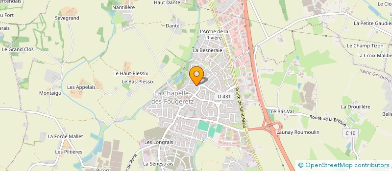 localisation de l'entreprise 507 874 774   LA CHAPELLE-DES-FOUGERETZ