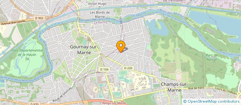 localisation de l'entreprise 507 910 867   CHAMPS-SUR-MARNE