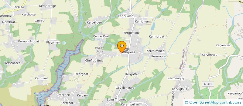 localisation de l'entreprise 507 919 025   TREMEVEN