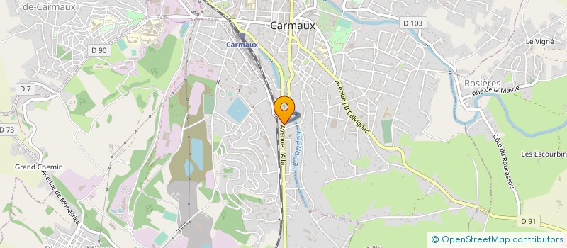 localisation de l'entreprise 507 964 591   CARMAUX