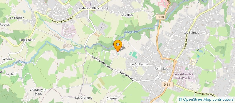 localisation de l'entreprise 507 974 459   BRINDAS