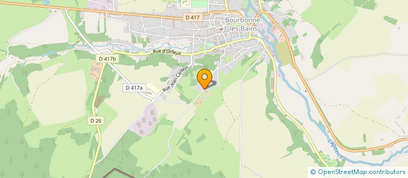 localisation de l'entreprise 508 027 521 à BOURBONNE-LES-BAINS