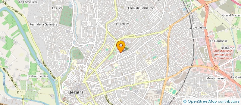 localisation de l'entreprise 508 030 616   BEZIERS