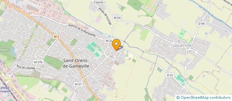 localisation de l'entreprise 508 034 204 à SAINT-ORENS-DE-GAMEVILLE