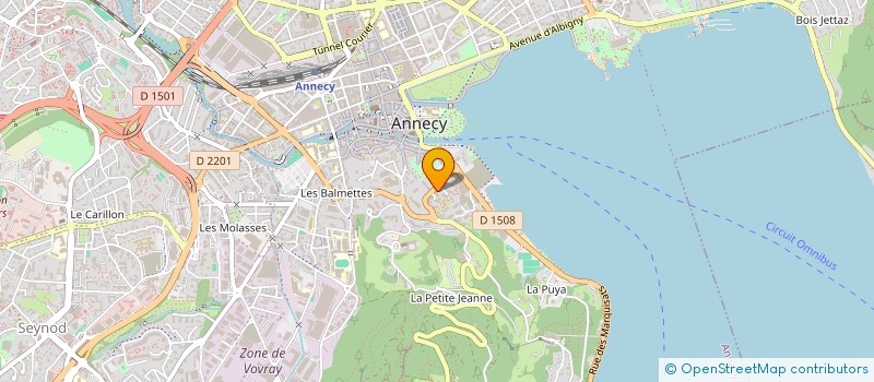 localisation de l'entreprise 508 105 723 à ANNECY