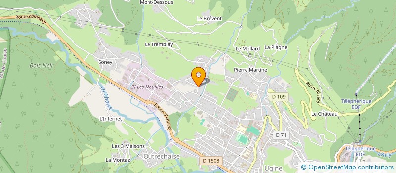 localisation de l'entreprise 508 193 018   UGINE