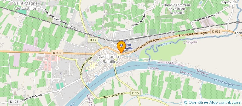 localisation de l'entreprise 508 245 933   LIBOURNE