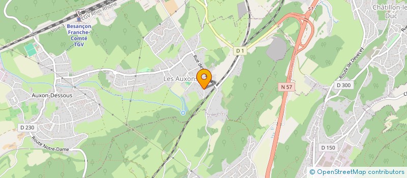 localisation de l'entreprise 508 306 347   LES AUXONS