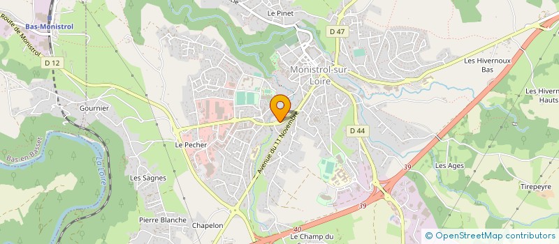 localisation de l'entreprise 508 384 153   YSSINGEAUX