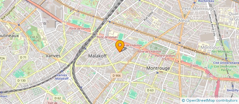 localisation de l'entreprise 508 394 061   MALAKOFF