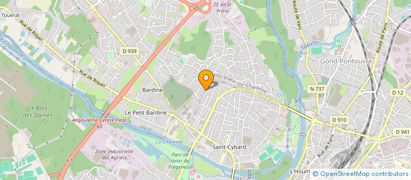 localisation de l'entreprise 508 406 360  à ANGOULEME