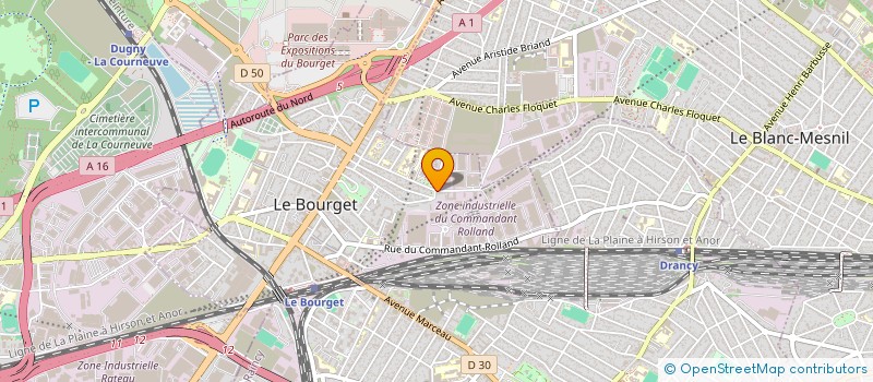 localisation de l'entreprise 508 454 519 à PANTIN