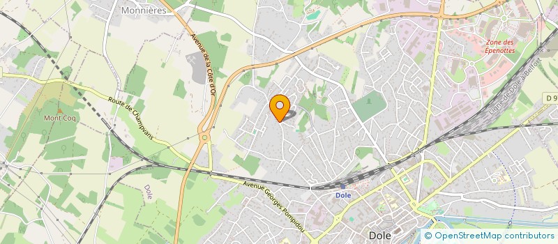 localisation de l'entreprise 508 476 447  à DOLE